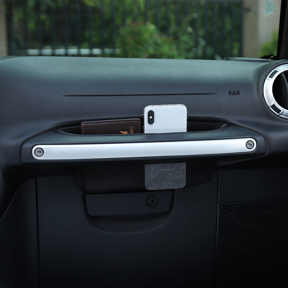 Co-Pilot Handle Storage Box Net Tray Organizer for Jeep Wrangler JK ...