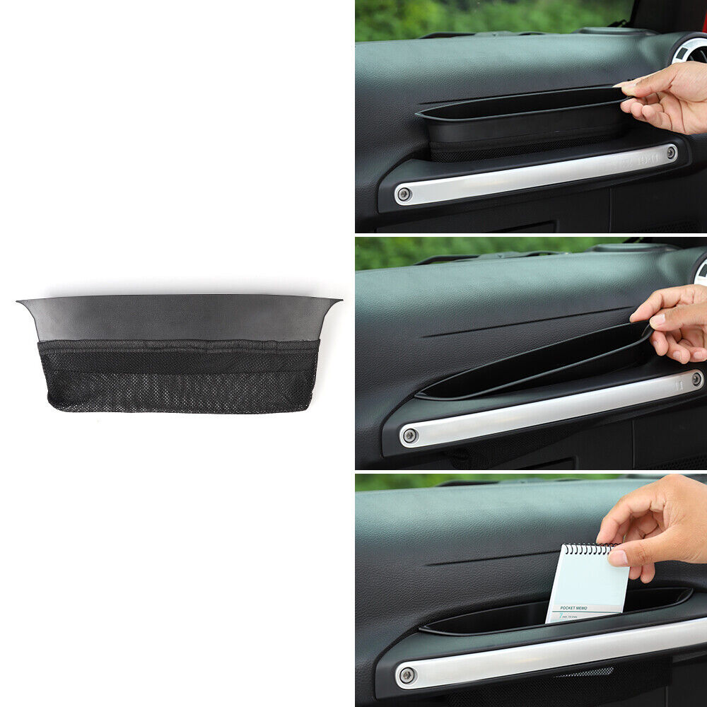 Co-Pilot Handle Storage Box Net Tray Organizer for Jeep Wrangler JK