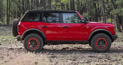 FORD 2021-2022 BRONCO 4 DOOR BLACK TWIL TREKTOP® SLANTBACK SOFT TOP 56873-17 FROM BESTOP