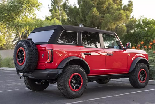 FORD 2021-2022 BRONCO 4 DOOR BLACK TWIL TREKTOP® SLANTBACK SOFT TOP 56873-17 FROM BESTOP