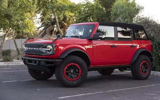 FORD 2021-2022 BRONCO 4 DOOR BLACK TWIL TREKTOP® SLANTBACK SOFT TOP 56873-17 FROM BESTOP