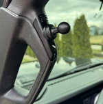 BulletPoint A-Pillar Grab Bar Mount with 20mm Ball for Jeep Wrangler JL/JLU & JT