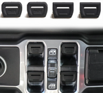 ABS Window Switch Button Cover For Jeep Wrangler JL, JT & 392