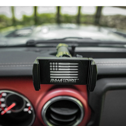 BulletPoint Driver Side Jeep Phone Mount for Jeep Wrangler JL/JLU & JT