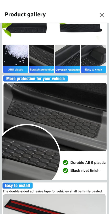 Entry Guards for Jeep Wrangler JL