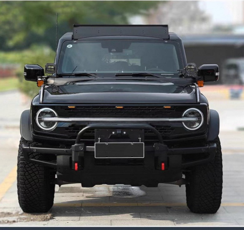 A-Pillar Hood Dual Light & Go pro Bracket for Ford Bronco