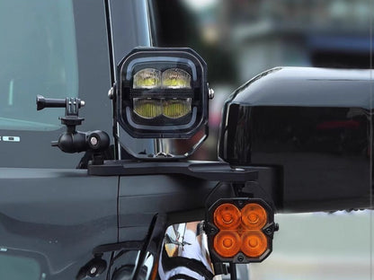 A-Pillar Hood Dual Light & Go pro Bracket for Ford Bronco