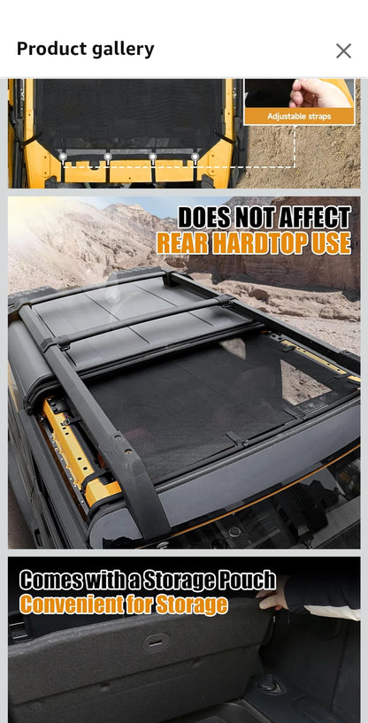 Roof Shade Mesh for Ford Bronco 2 &4 Door