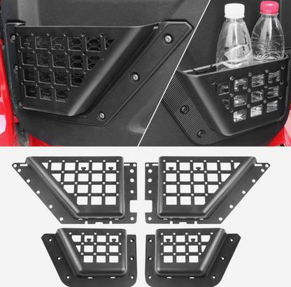 Door Storage Pockets Organizer Compatible with Ford Bronco 4 Door