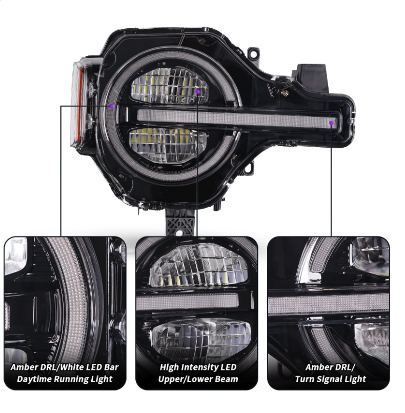 AMR LED Headlight for Ford Bronco 2021–2023