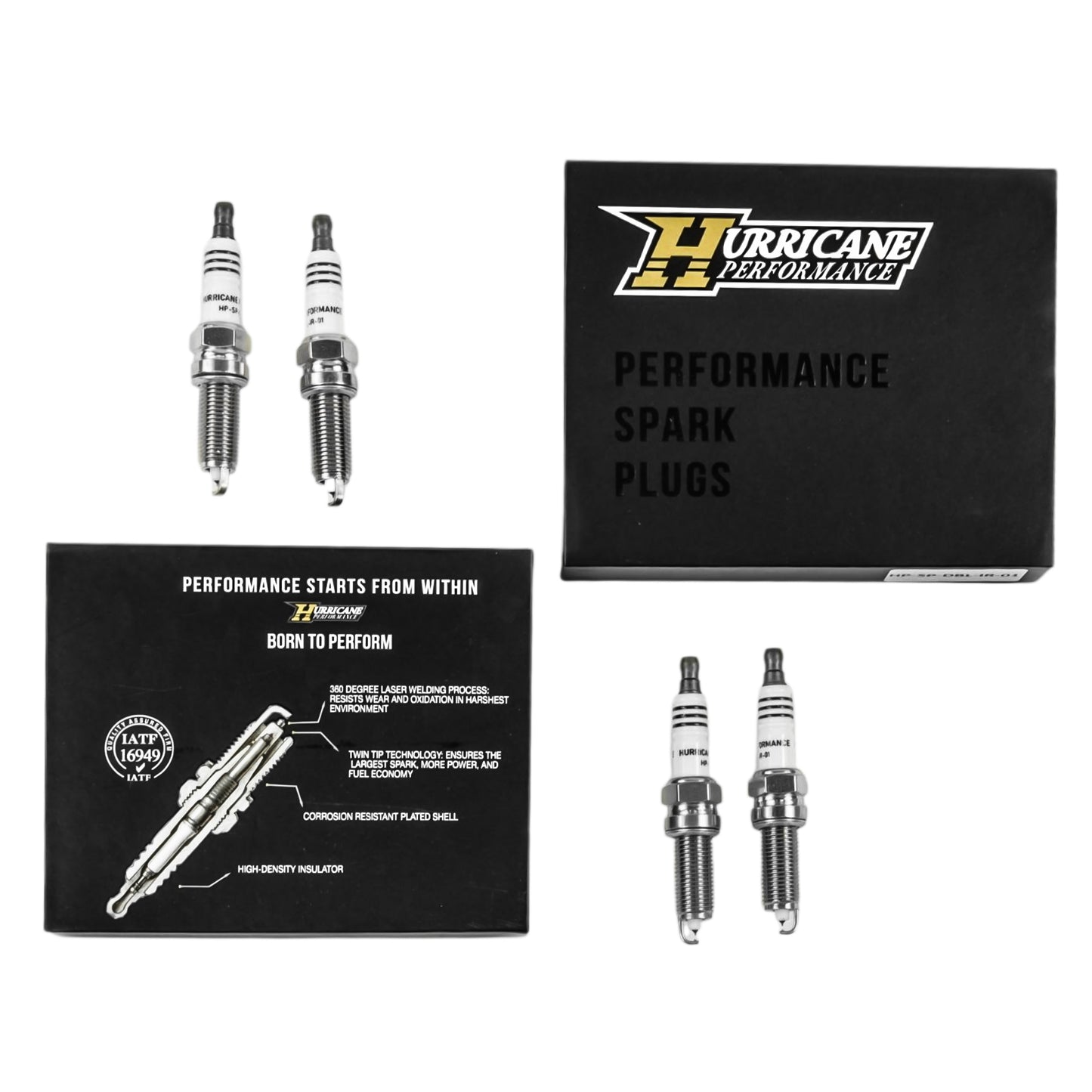 Hurricane Performance Double Iridium Spark Plugs  for Jeep Wrangler 3.6L
