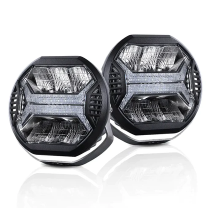HURRICANE 5.75 Inch WindTunel LED Driving Lights