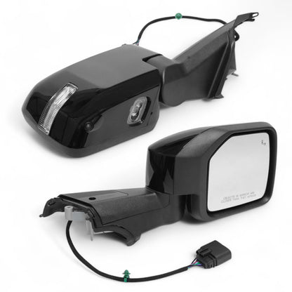 SIDE MIRROR WITHOUT TURN SIGNAL, WITH PUDDLE LIGHT A BUILT-IN CAMERA, AND BLIND SPOT SENSOR TECHNOLOGY