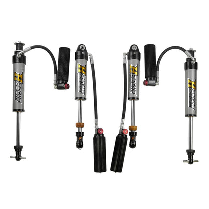 Hurricane Performance Adventure Series 2.5" Shocks, With  Single Adjuster Reservoir, for Jeep TJ