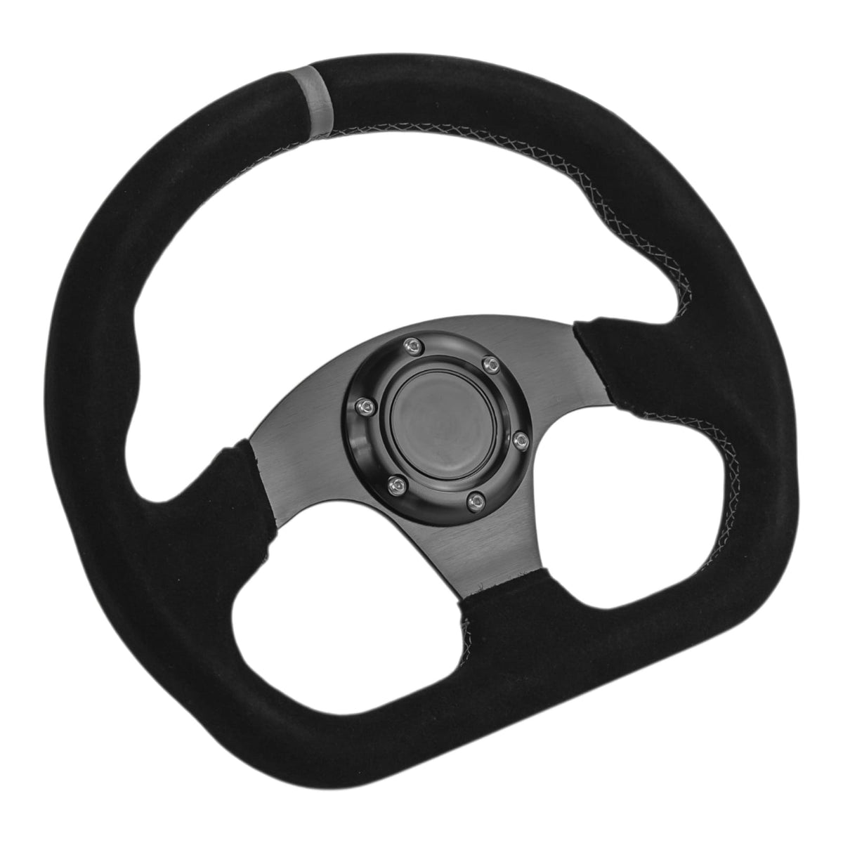 AMR D-Shaped 13 In (330 mm)  Steering Wheel for Can-am Maverick X3,Polaris RZR