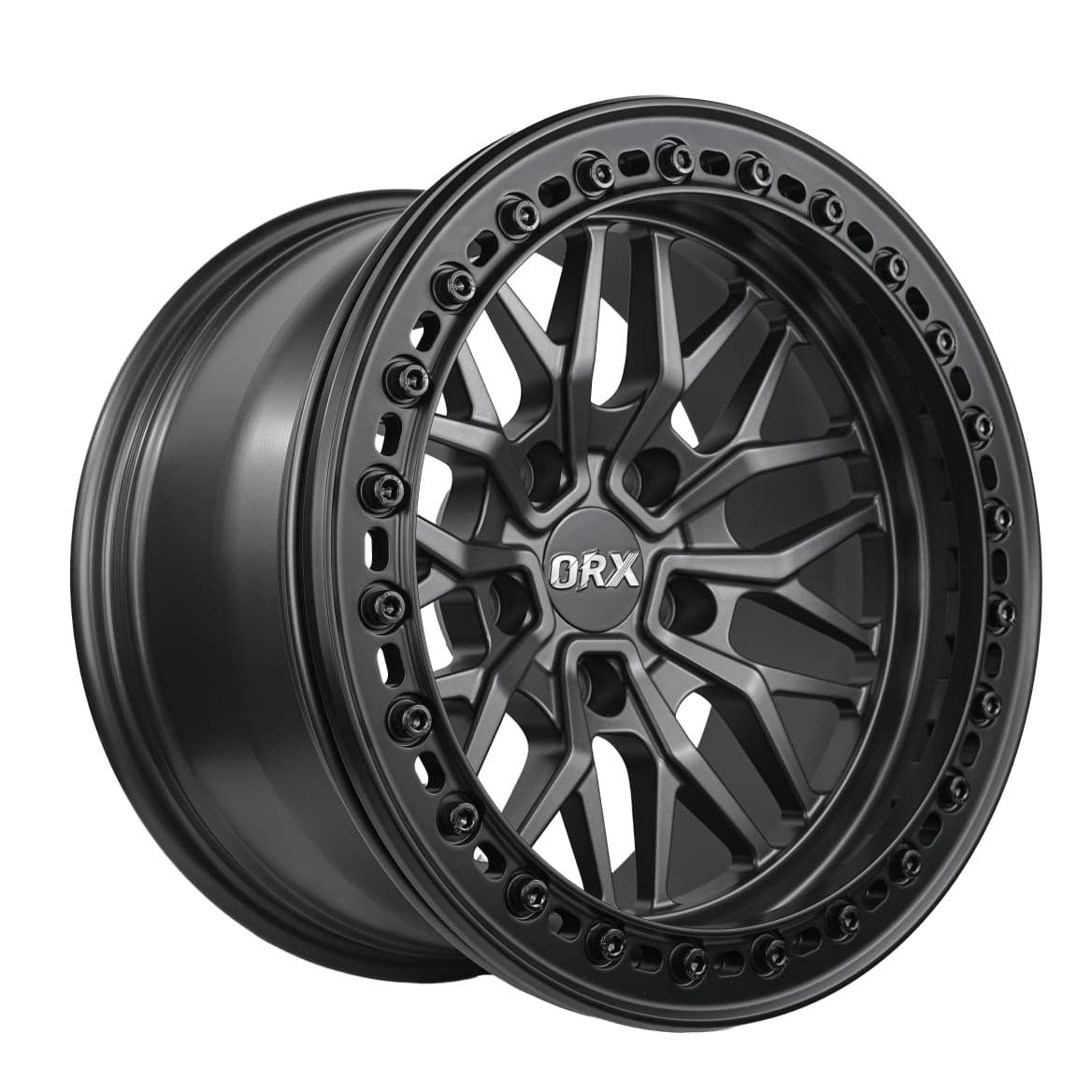 ORYX Forged Machined Aluminum Matte Grey Bead lock Rims-ORX05 for Jeep Wrangler JK/JL/JT & 392