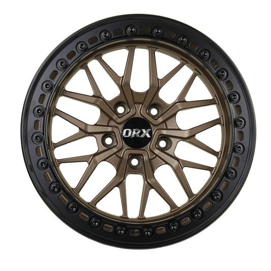 ORYX Forged Machined Aluminum Matte Bronze Bead lock Rims-ORX05 for Jeep Wrangler JK/JL/JT & 392