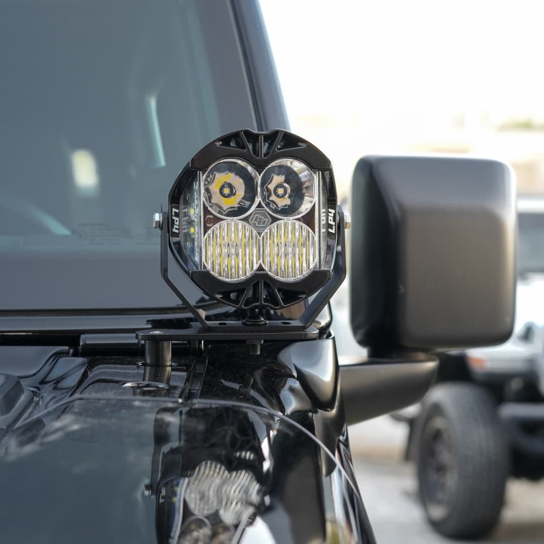 A-Pillar Light Mounting Brackets-Pairs for Jeep JL 392  & JT Sandrunner