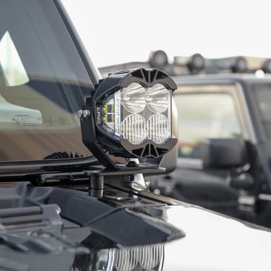 A-Pillar Light Mounting Brackets-Pairs for Jeep JL 392  & JT Sandrunner