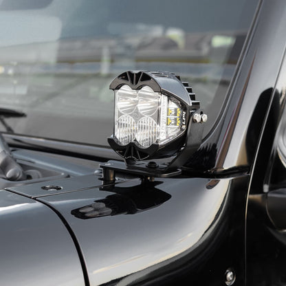 A-Pillar Light Mounting Brackets-Pairs for Jeep JL 392  & JT Sandrunner