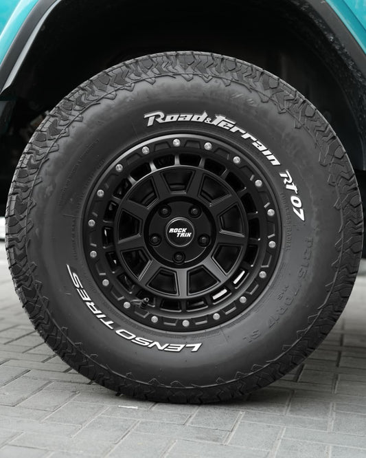 RT 114 - 9 Flat Spokes for Jeep Wrangler JK/JL/JT