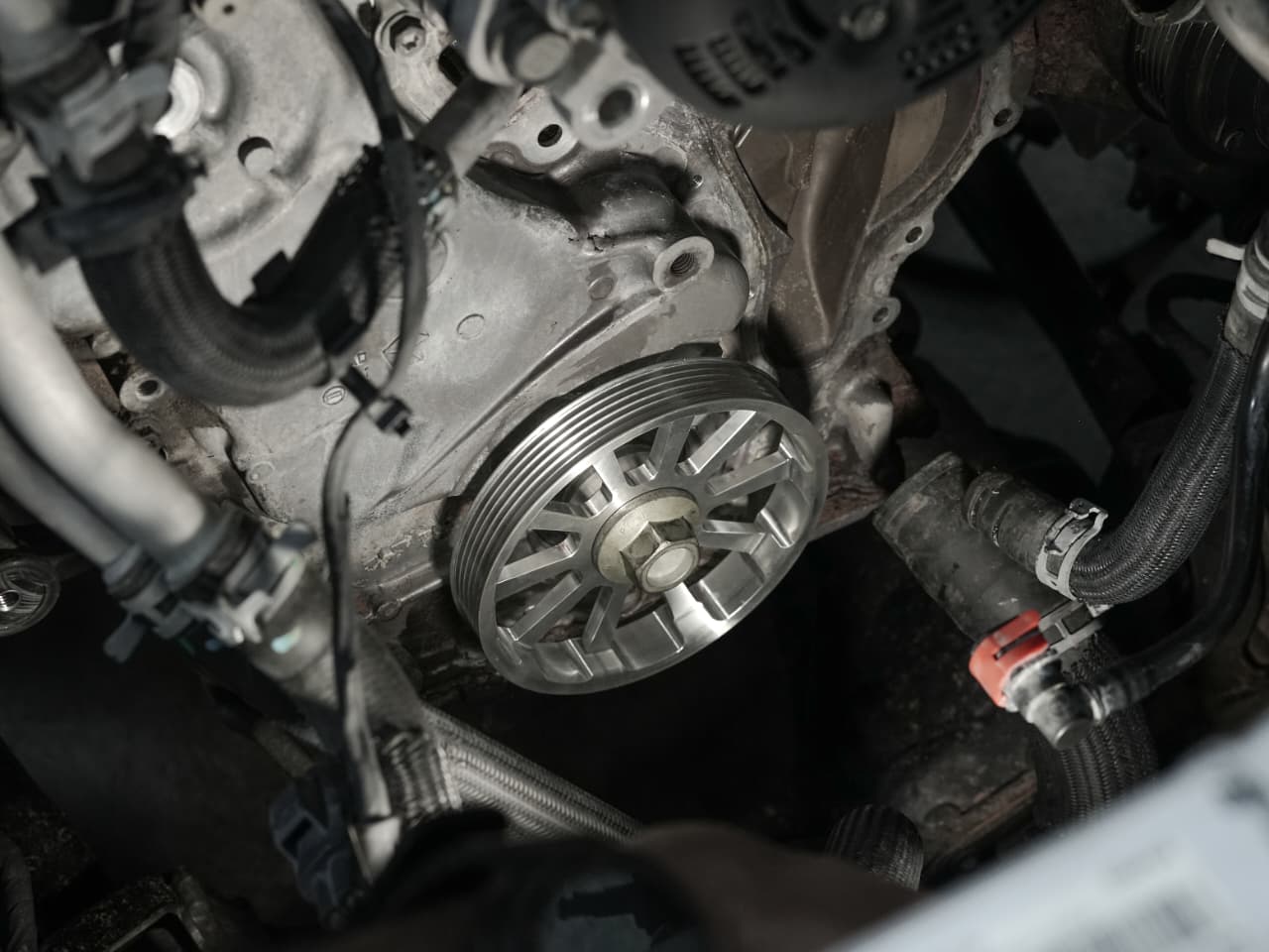 Hurricane Performance lightweight crankshaft pulley for Jeep Wrangler 3.6L