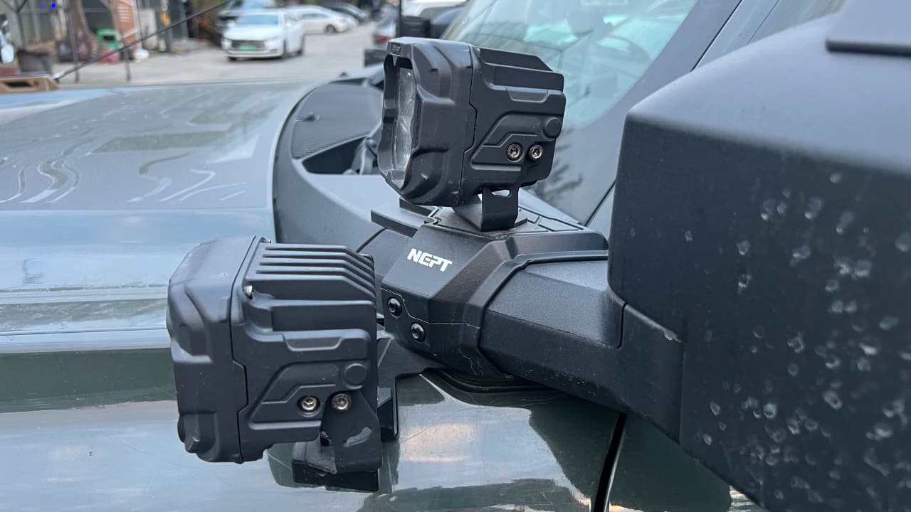 A-pillar Dual Spotlight Bracket For Ford Bronco 2.3T/2.7T/3.0T