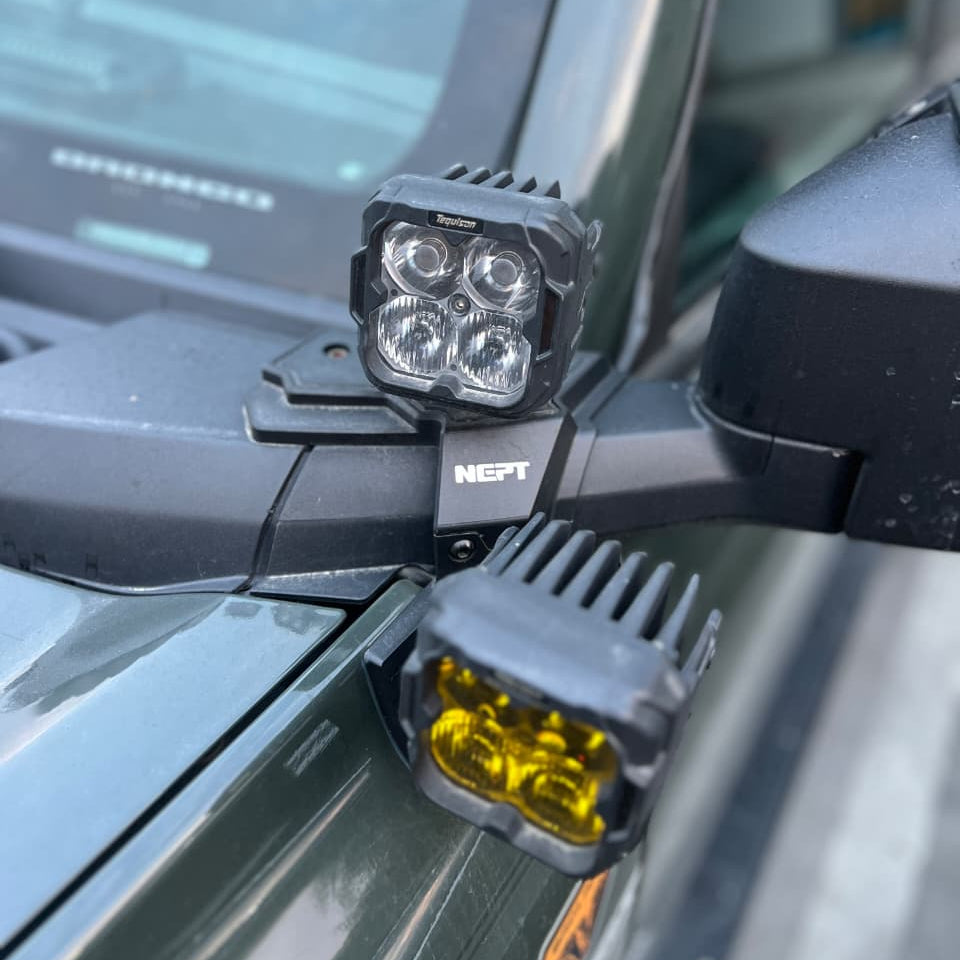 A-pillar Dual Spotlight Bracket For Ford Bronco 2.3T/2.7T/3.0T