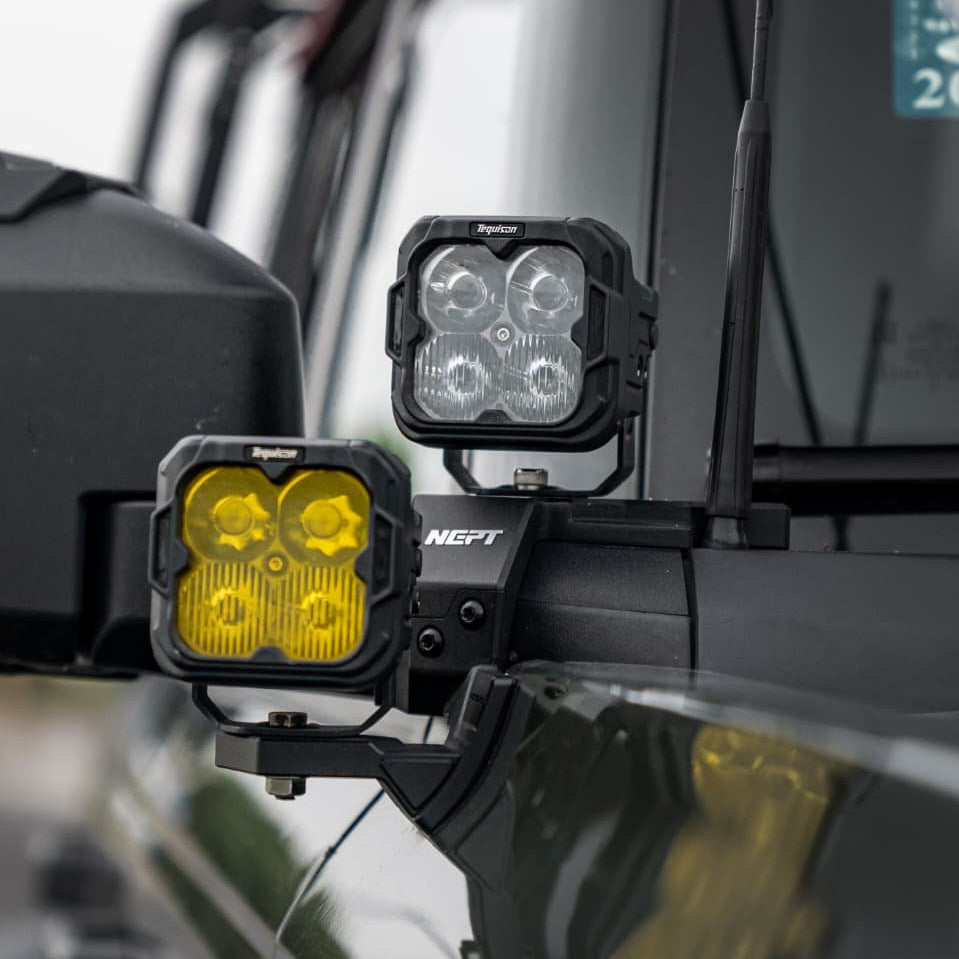 A-pillar Dual Spotlight Bracket For Ford Bronco 2.3T/2.7T/3.0T