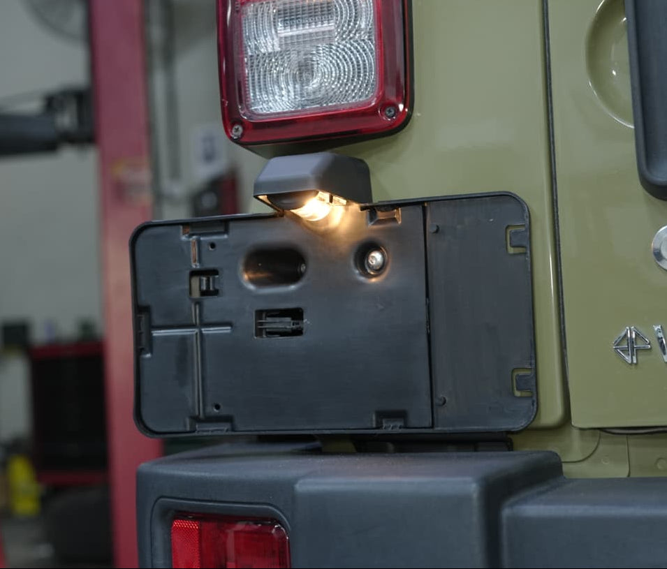 Number Plate Holder for Jeep Wrangler JK