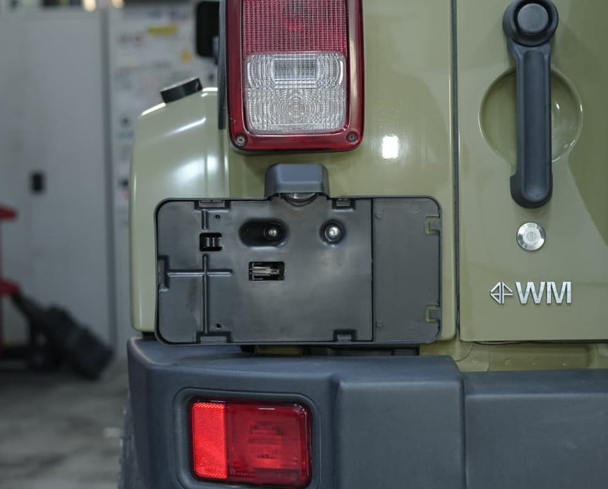 Number Plate Holder for Jeep Wrangler JK