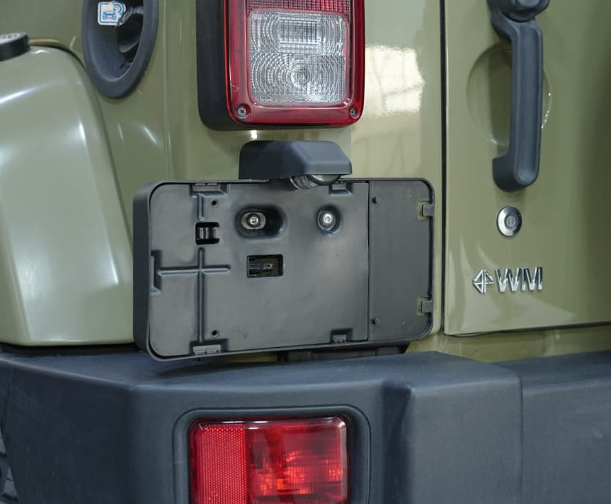Number Plate Holder for Jeep Wrangler JK