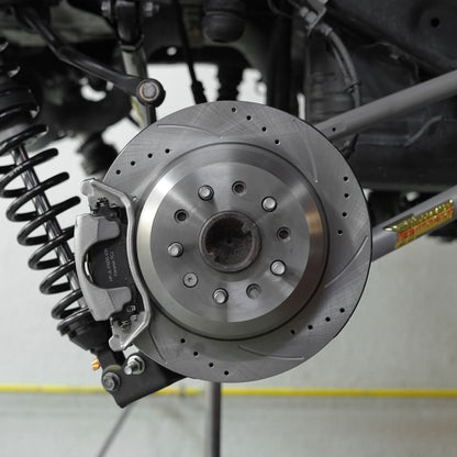 Hurricane Performance Slotted & Drilled Rear Brake Discs For Jeep Wrangler JL
