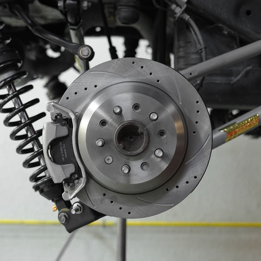 Hurricane Performance Slotted & Drilled Rear Brake Discs For Jeep Wrangler JL