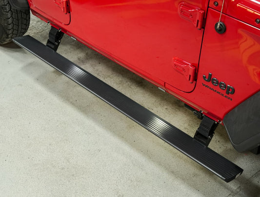 Power Side Steps With LED lights -4 door (4 Bracket)  for Jeep Wrangler JL & Wrangler 392