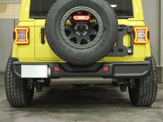 Rear Bumper Plastic with Sensor Hole  for Jeep Wrangler JL