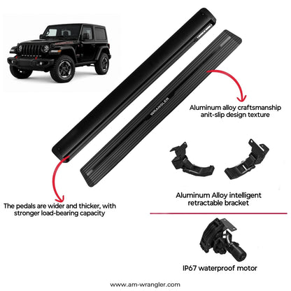 AMR Power Side Steps for Jeep Wrangler JL (2018-2026)  & 392 (2021-2026)