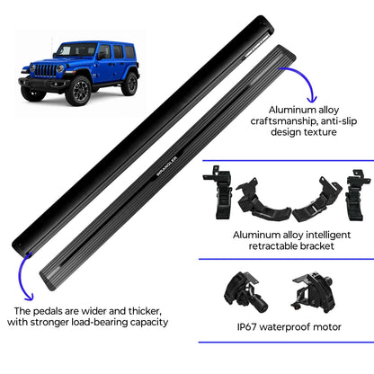 AMR Power Side Steps for Jeep Wrangler JL (2018-2026)  & 392 (2021-2026)