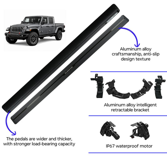 AMR Smart Power Side Steps for Jeep Gladiator JT (2018-2026)