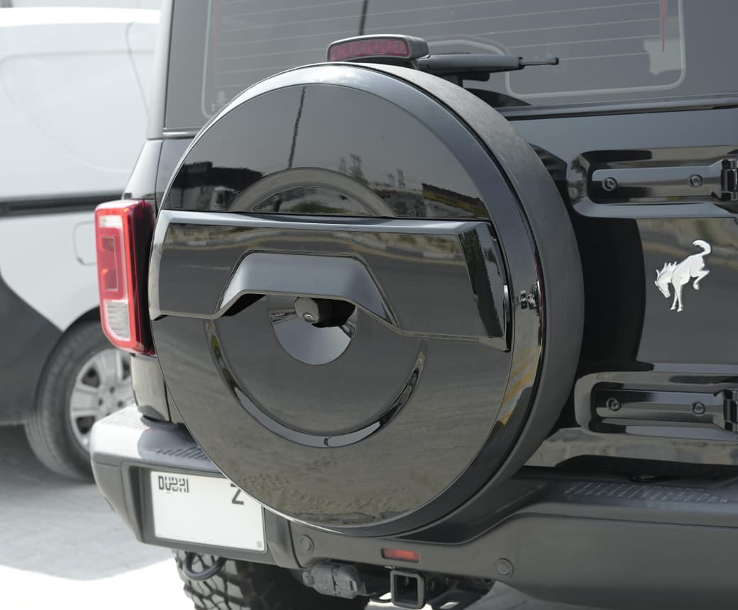 265 & 275 Diameter Spare Tire Cover Gloss Black
