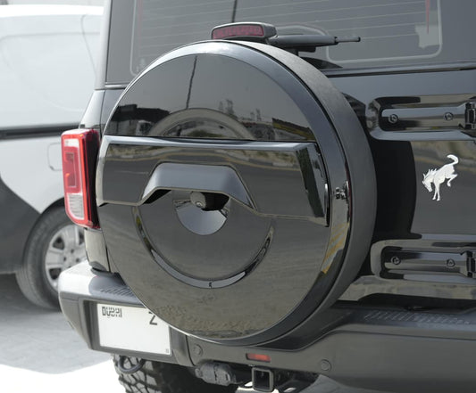 265 & 275 Diameter Spare Tire Cover Gloss Black