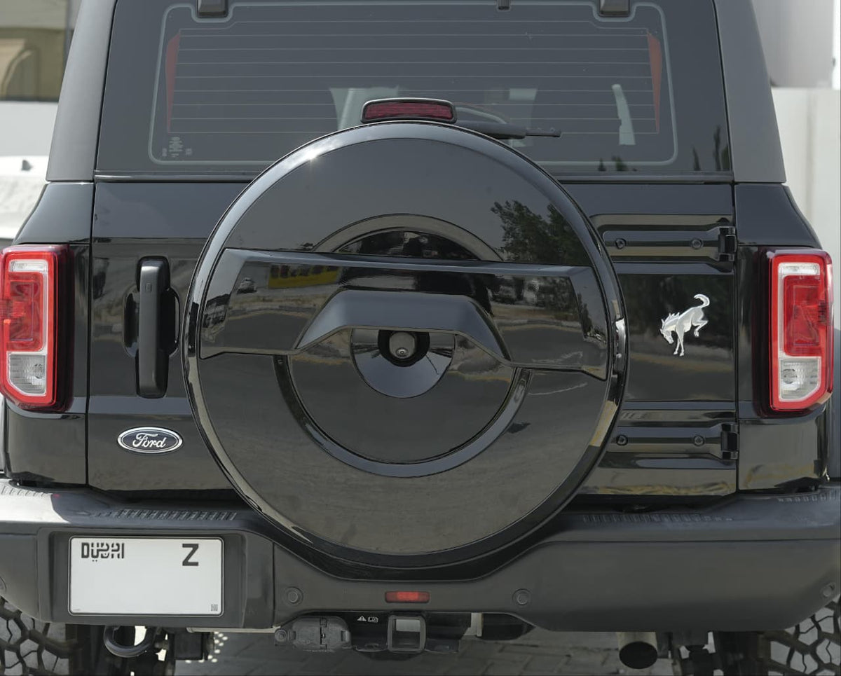 265 & 275 Diameter Spare Tire Cover Gloss Black