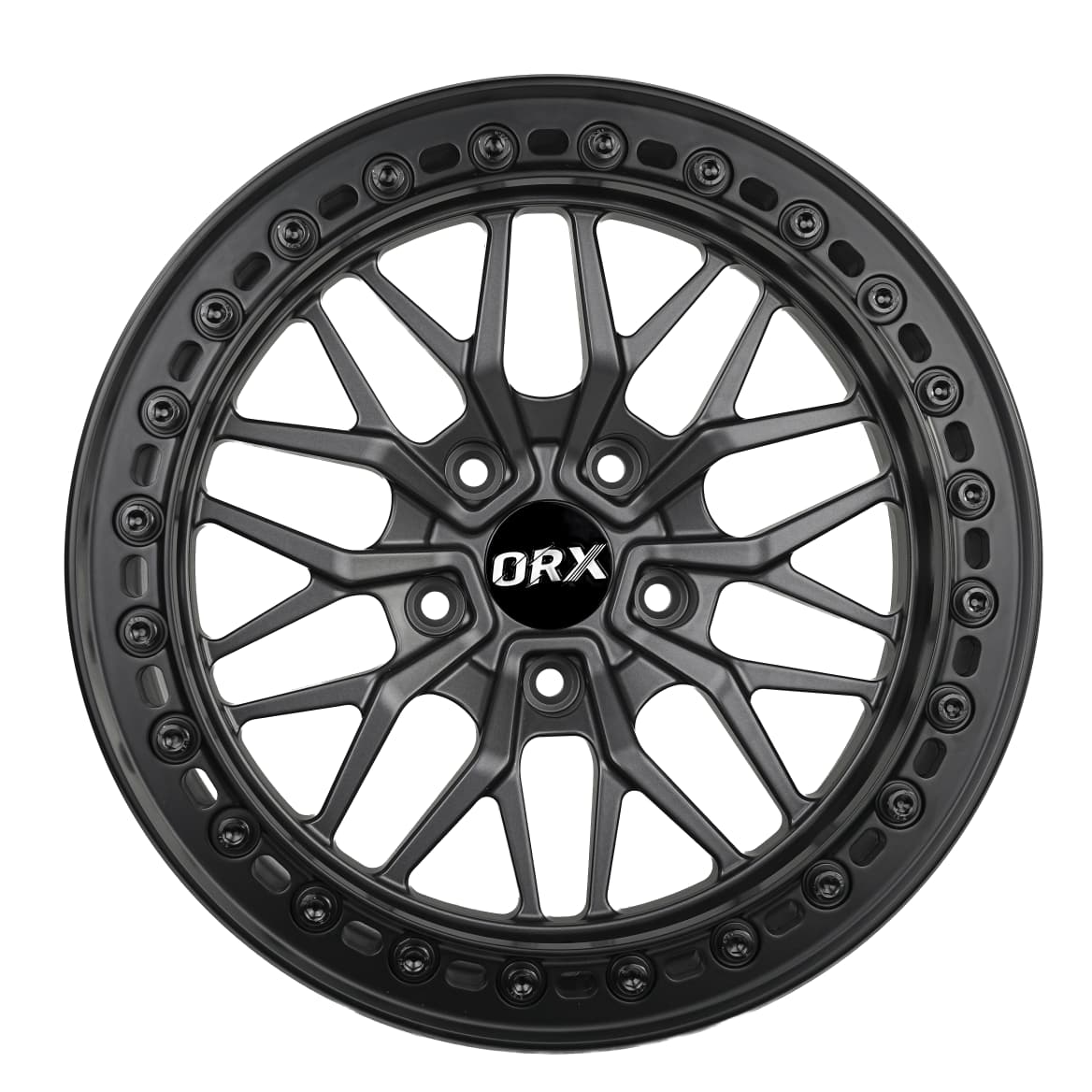 ORYX Forged Machined Aluminum Matte Grey Bead lock Rims-ORX05 for Jeep Wrangler JK/JL/JT & 392