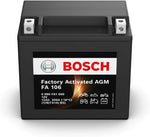 Bosch FA106 - Factory Activated AGM Auxiliary  Battery - 12V 200A 12Ah for Jeep Wrangler - No Warranty
