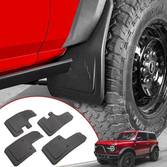 Mudflaps without additional hole for Ford Bronco
