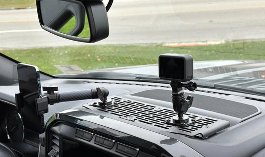 Bulletpoint 2021-2026 Ford F-150 & Raptor Phone Holder Multi-Device Dash Mount With GoPro Holder