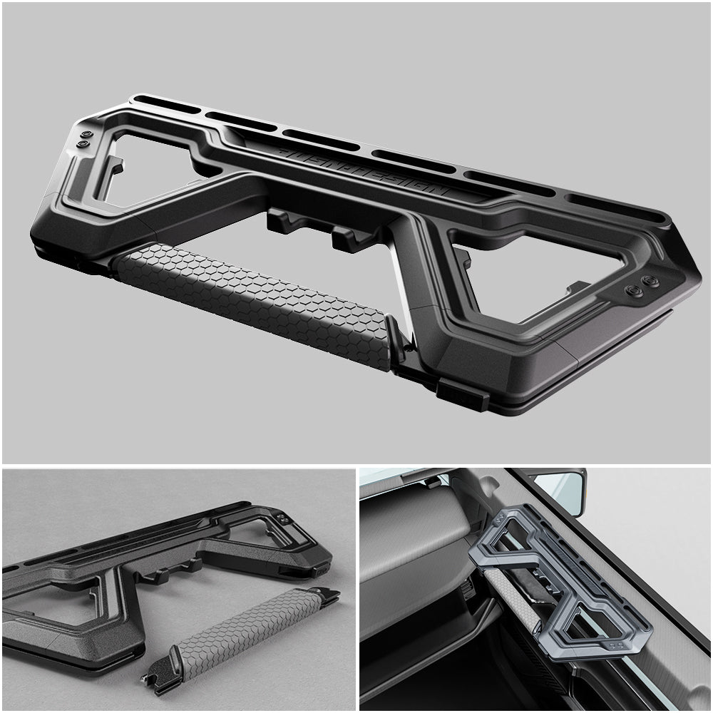 Multi functional Aluminum Grab handle For Jeep Wrangler JL & Ford bronco