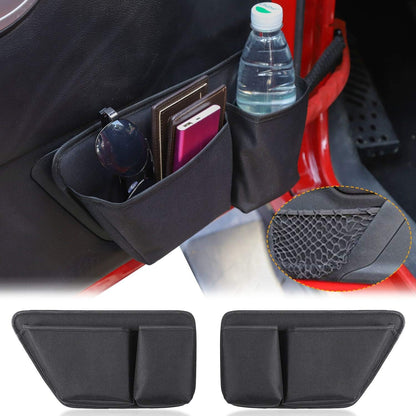 Front Door Storage Pockets for Jeep Wrangler Accessories JK