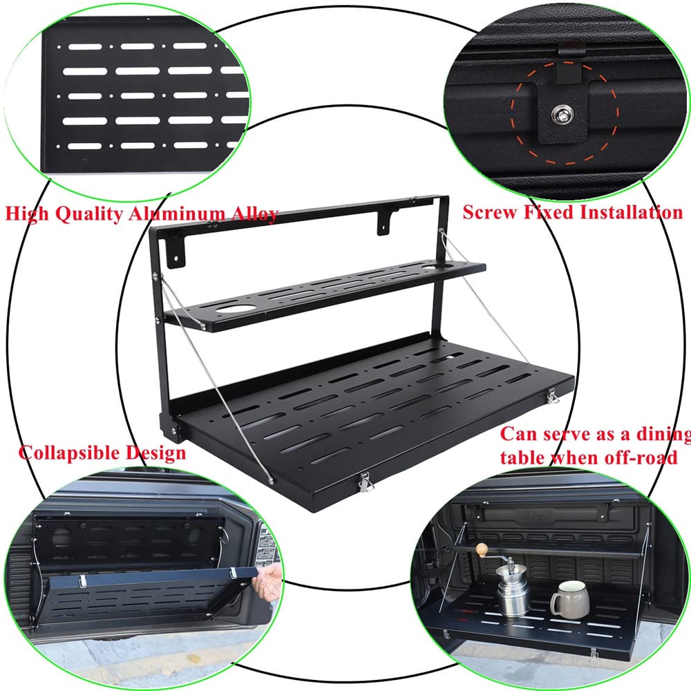 AMR Duel Tailgate Table For Jeep Wrangler JL