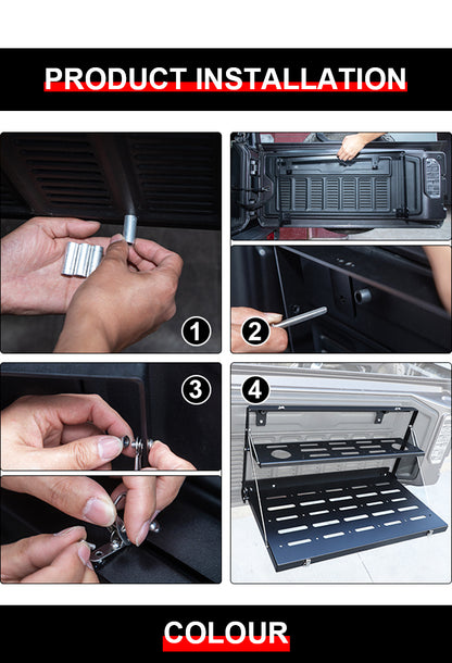 AMR Duel Tailgate Table For Jeep Wrangler JL